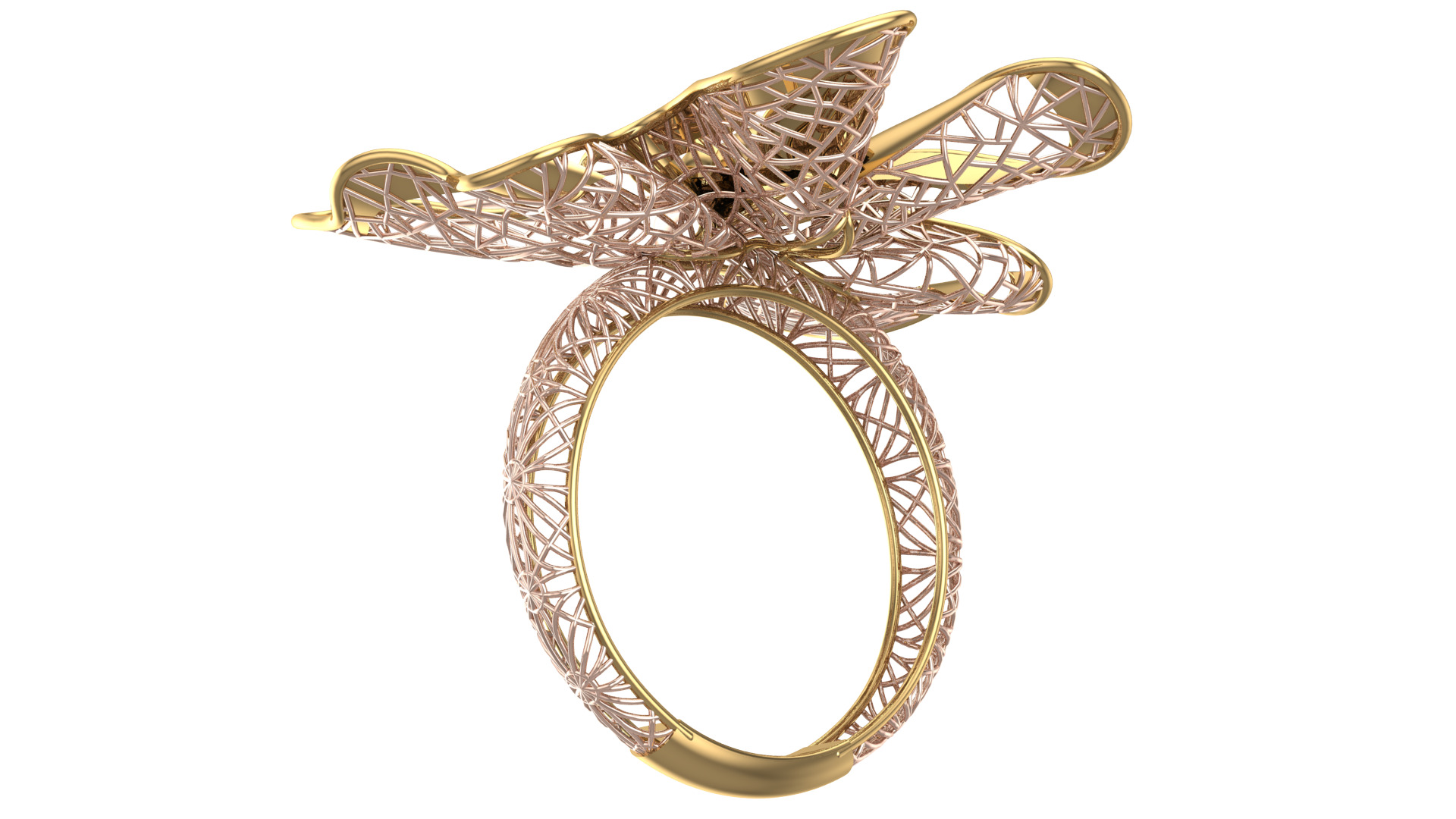 Golden Wings-Wings of Summer-Half Set-H2-7- 3D print model_4