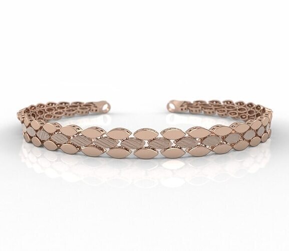 Minimal Elegant Bracelet -3D Printable Model 3D print model
