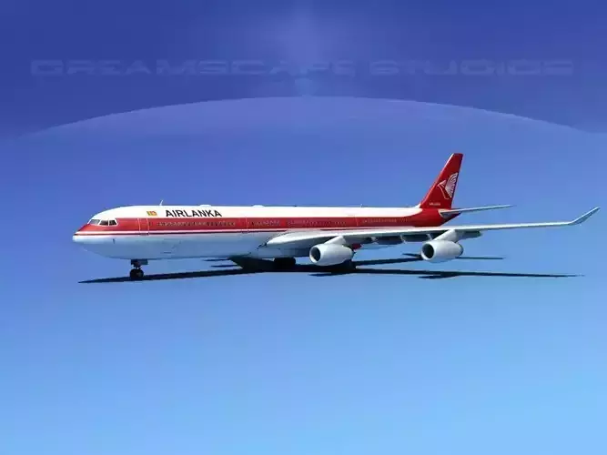 Airbus A340-600 AirLanka 3D model