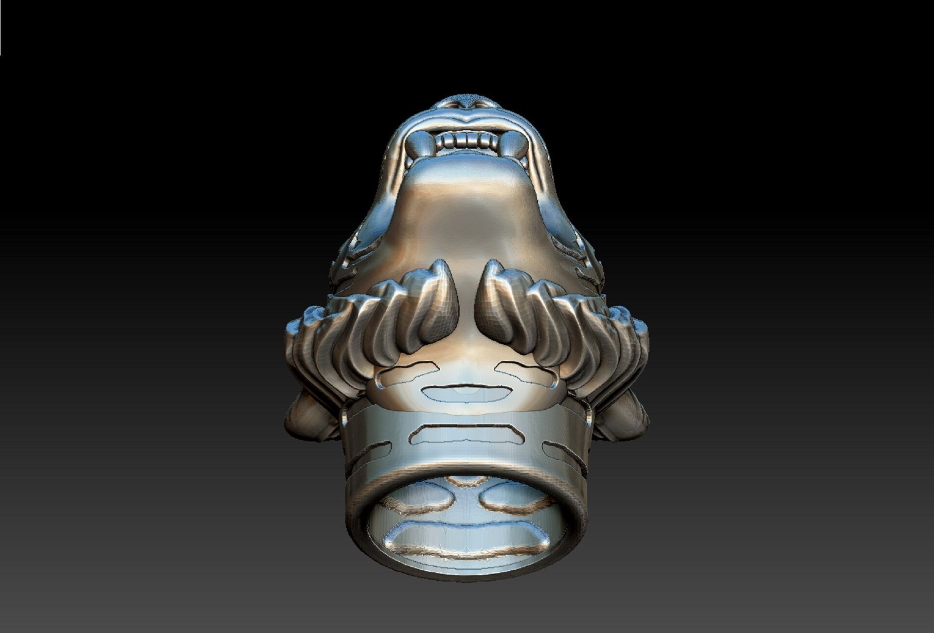 TIGER BANGLE 3D print model_8