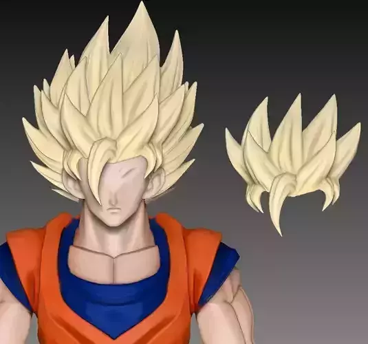 Sh Figuarts Goku Hair and Face