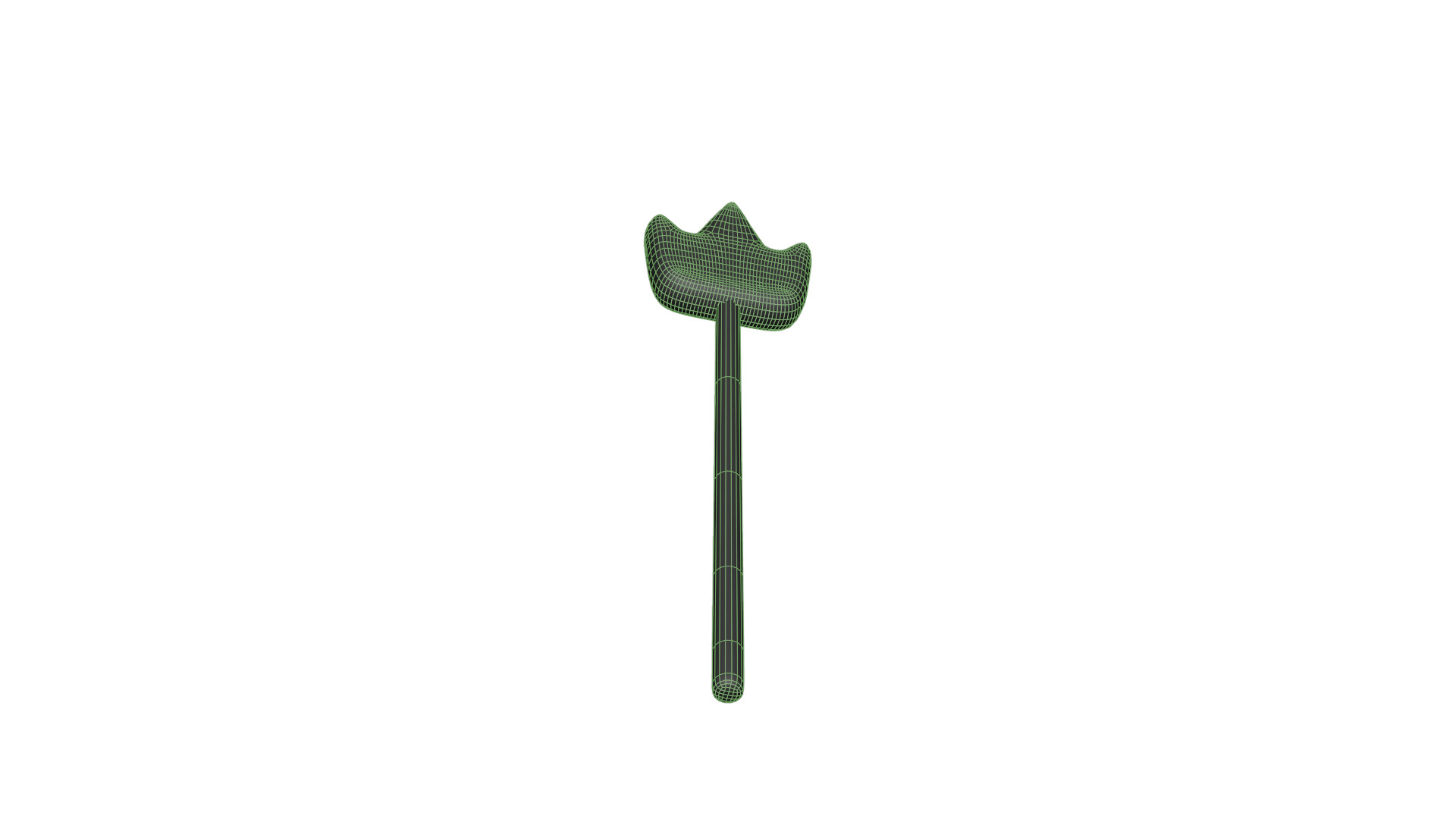 Wooden Crown Magic Wand  Low-poly 3D model_19