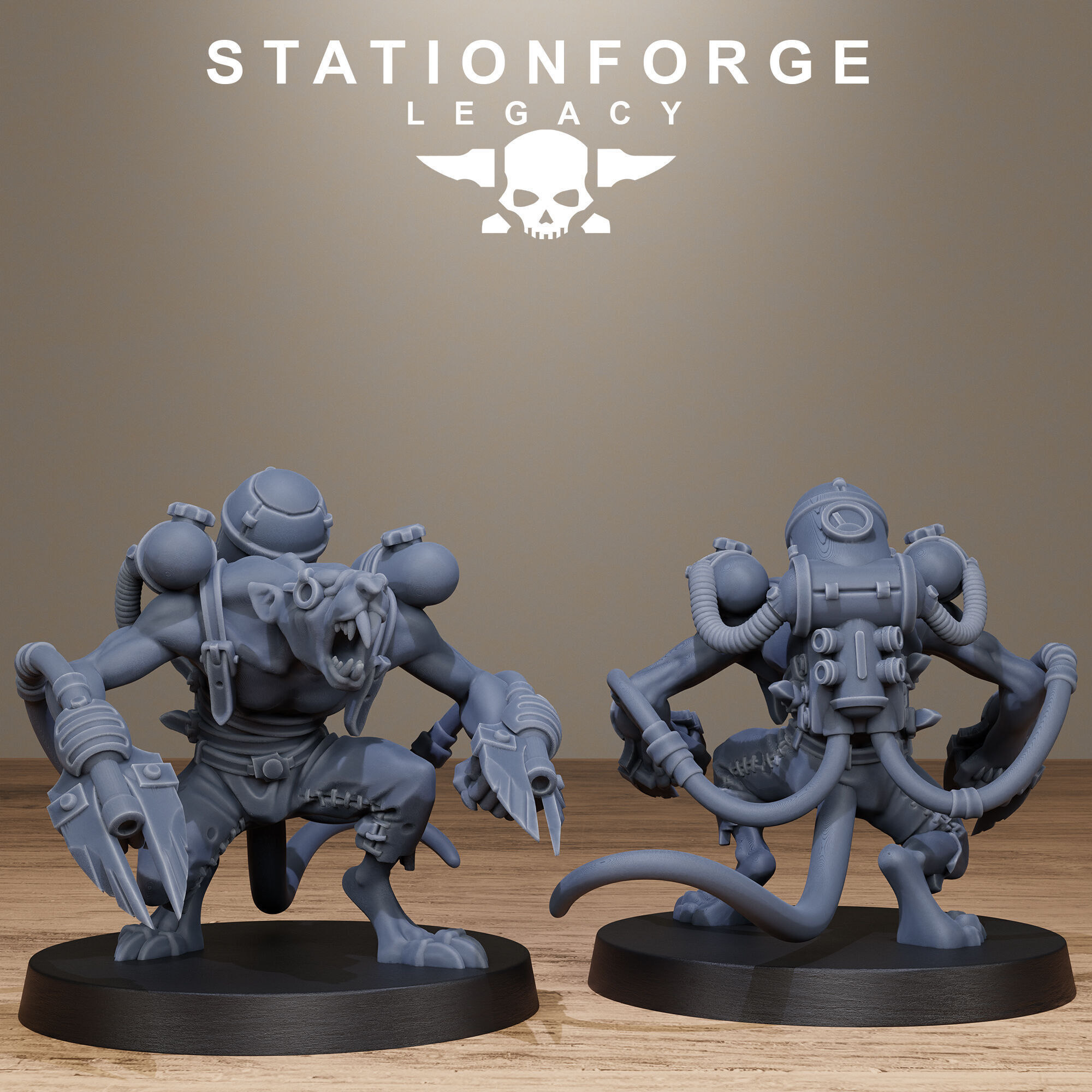Rotfang Infantry 3D print model_1