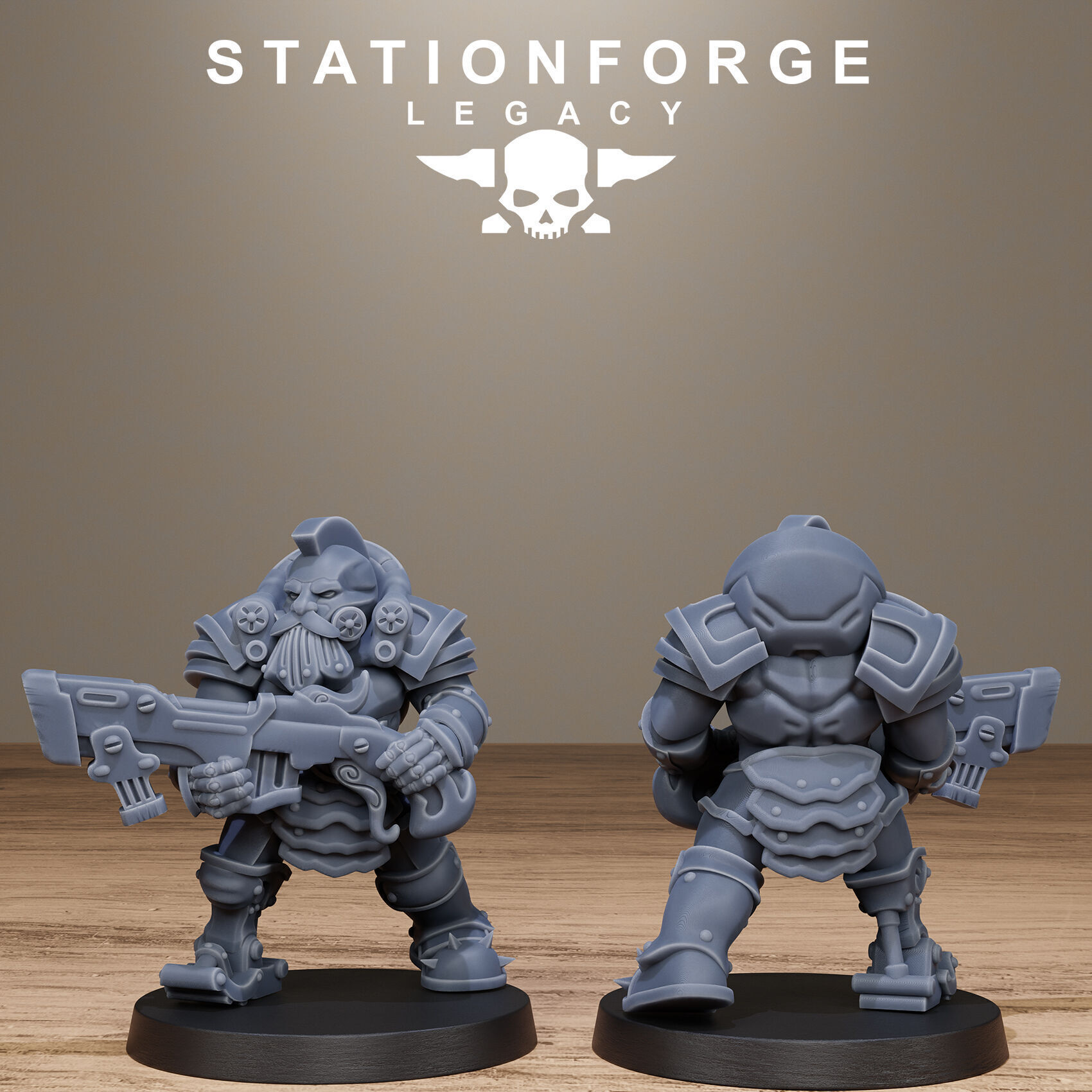 Ironvale infantry 3D print model_2