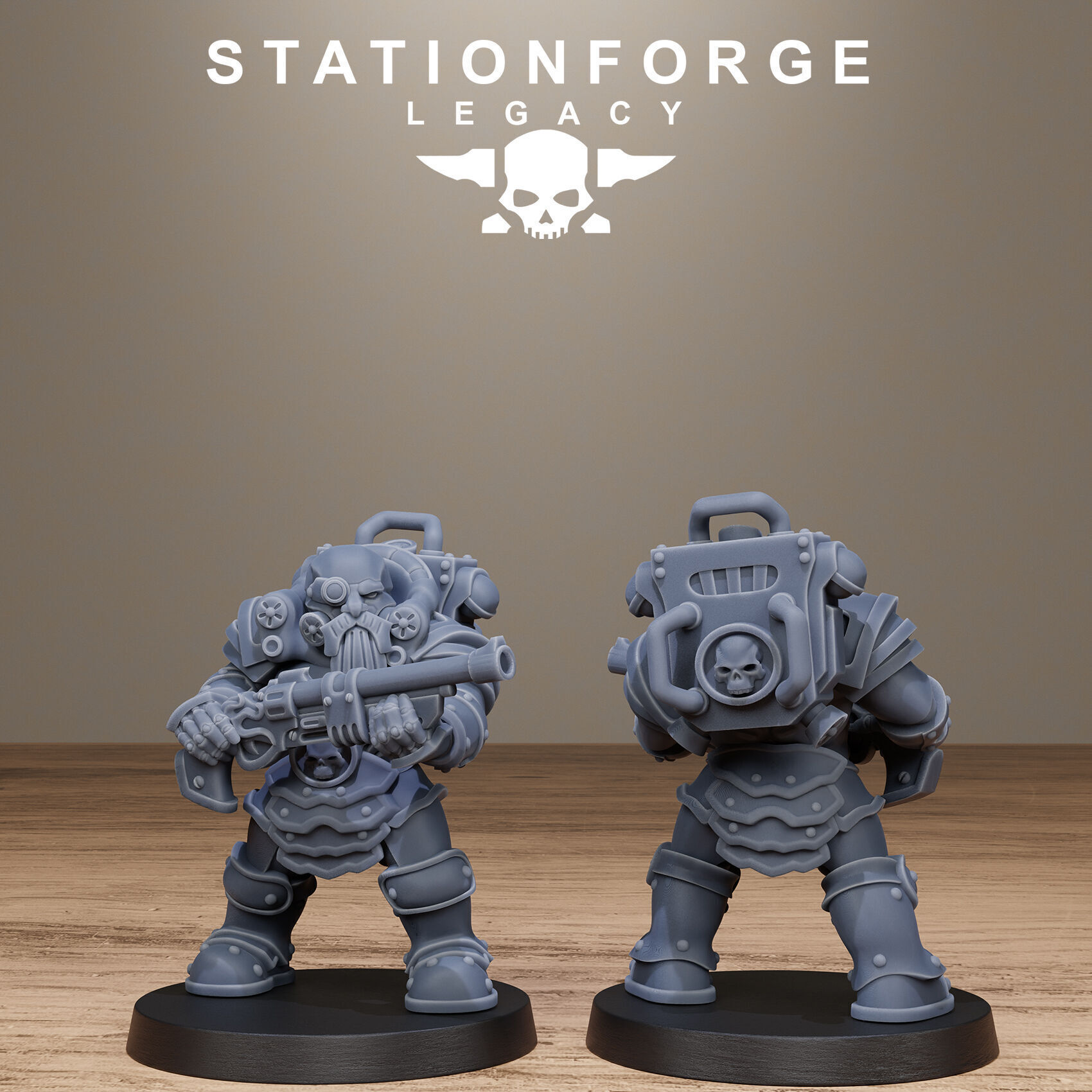 Ironvale infantry 3D print model_3