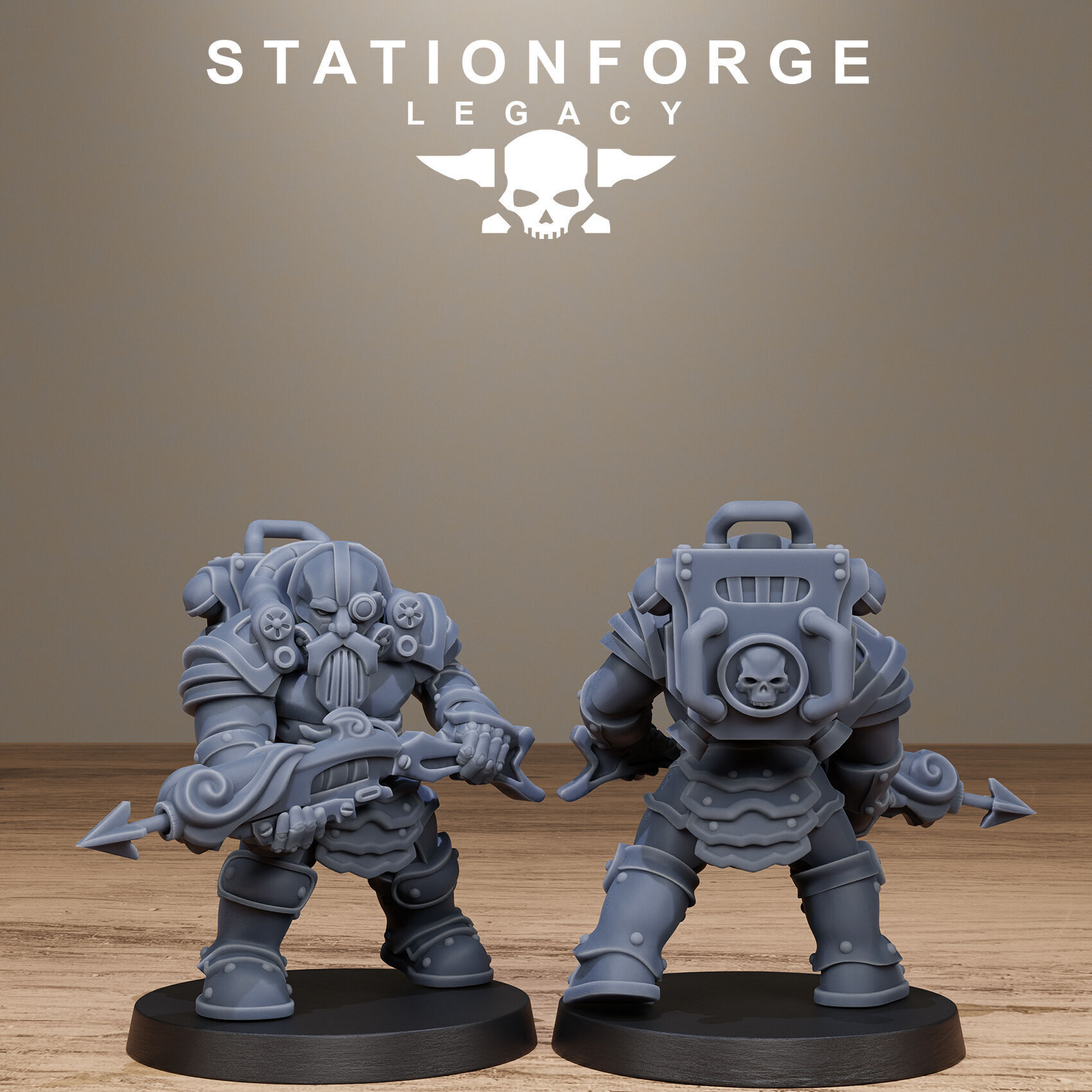 Ironvale infantry 3D print model_4