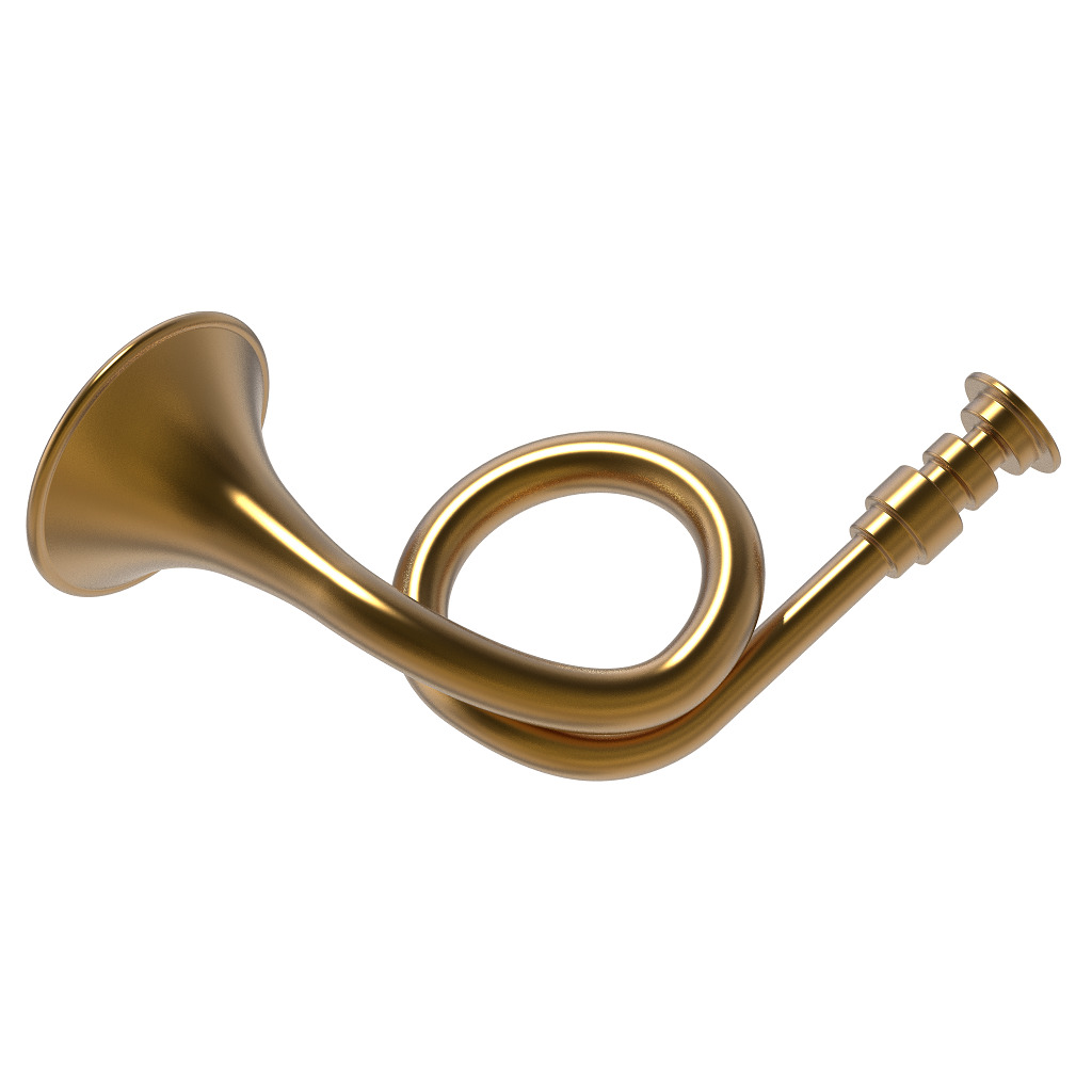 Musical Horn Toy 3D print model_1