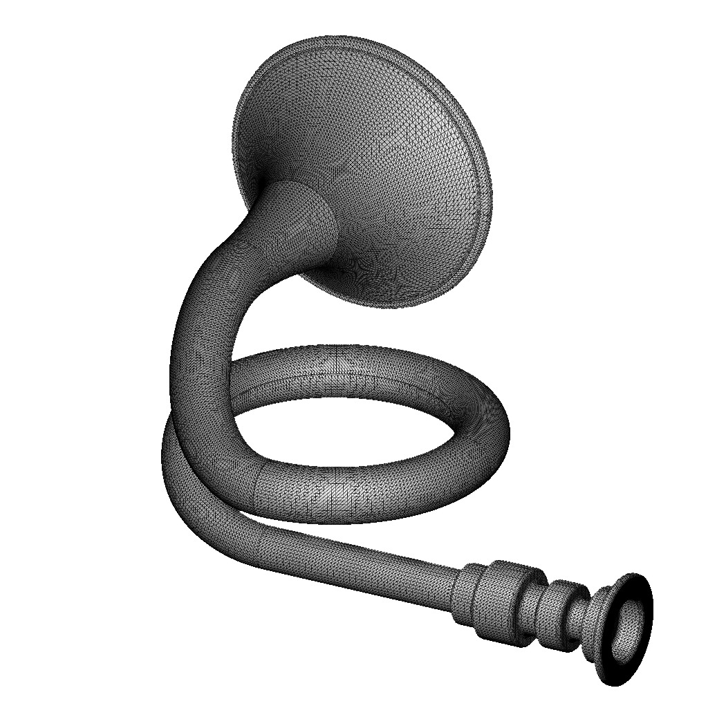 Musical Horn Toy 3D print model_4