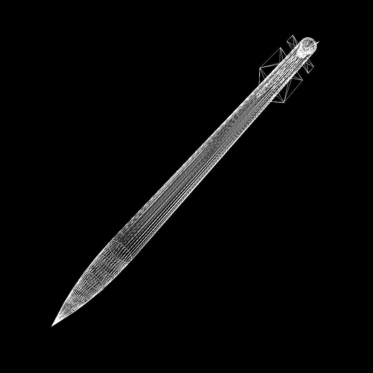 US ERINT PAC-2 Missile Low-poly 3D model_7