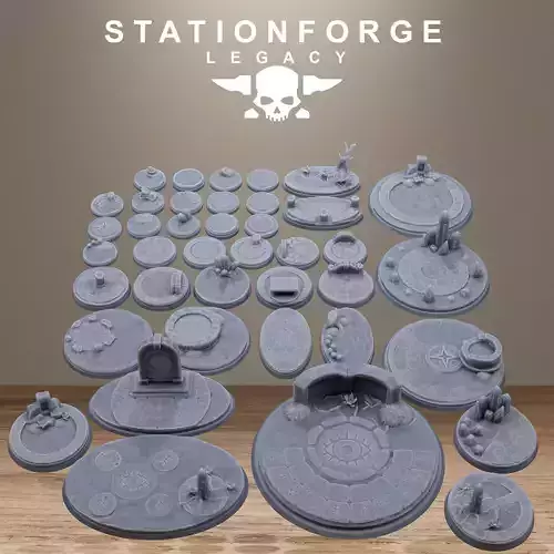 Mystic Bases Pack  40 Hollowed Bases