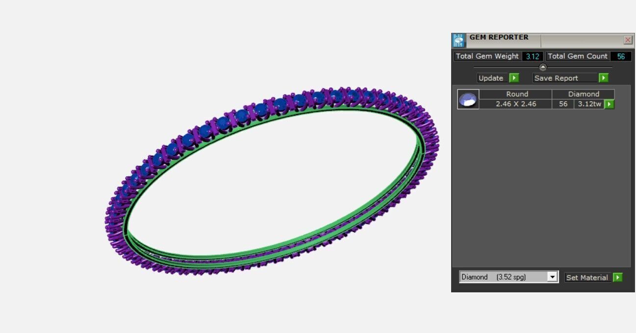 Bracelets 3D print model_3