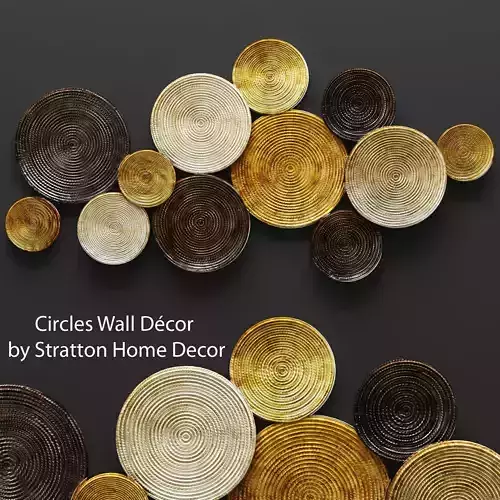Circles Wall Decor 3D