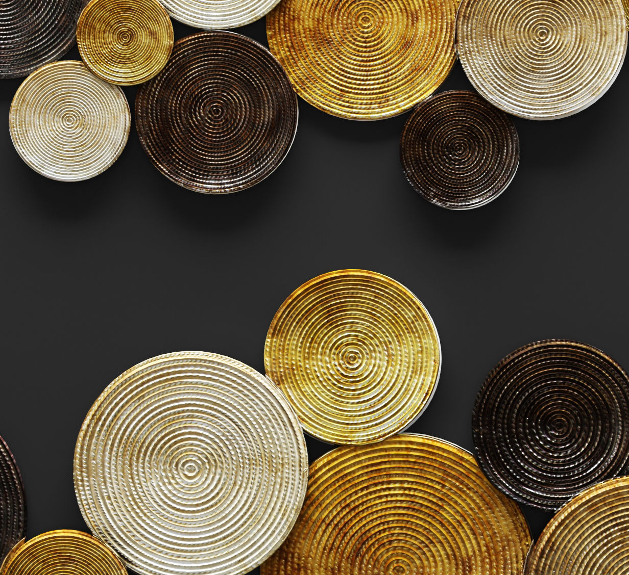 Circles Wall Decor 3D 3D model_6