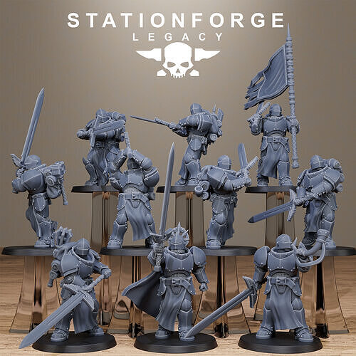 Solaris Greatswordsmen 3D print model