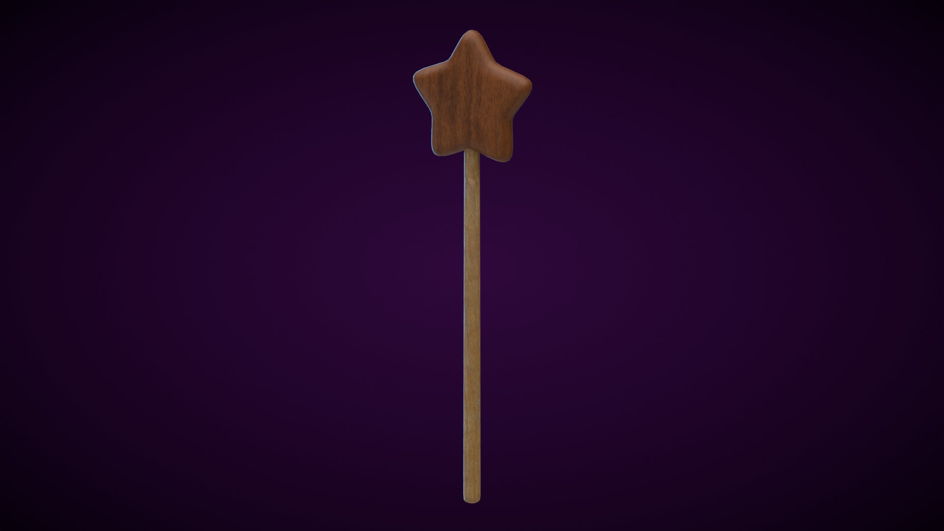 Wooden Magic Wand 3D Model Collection_11