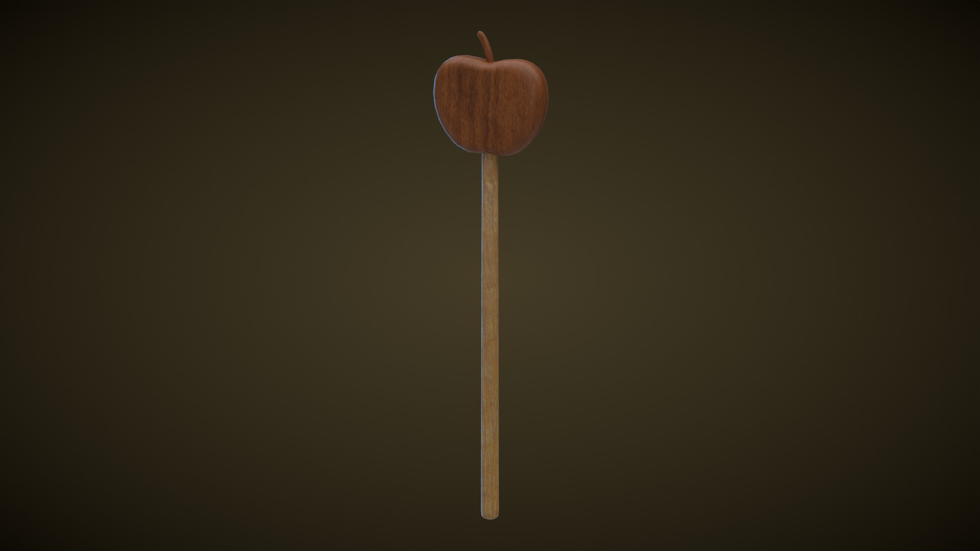 Wooden Magic Wand 3D Model Collection_2