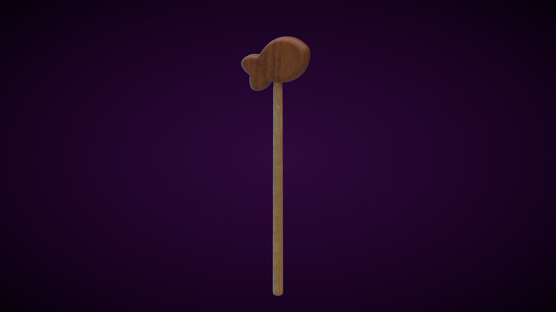 Wooden Magic Wand 3D Model Collection_7
