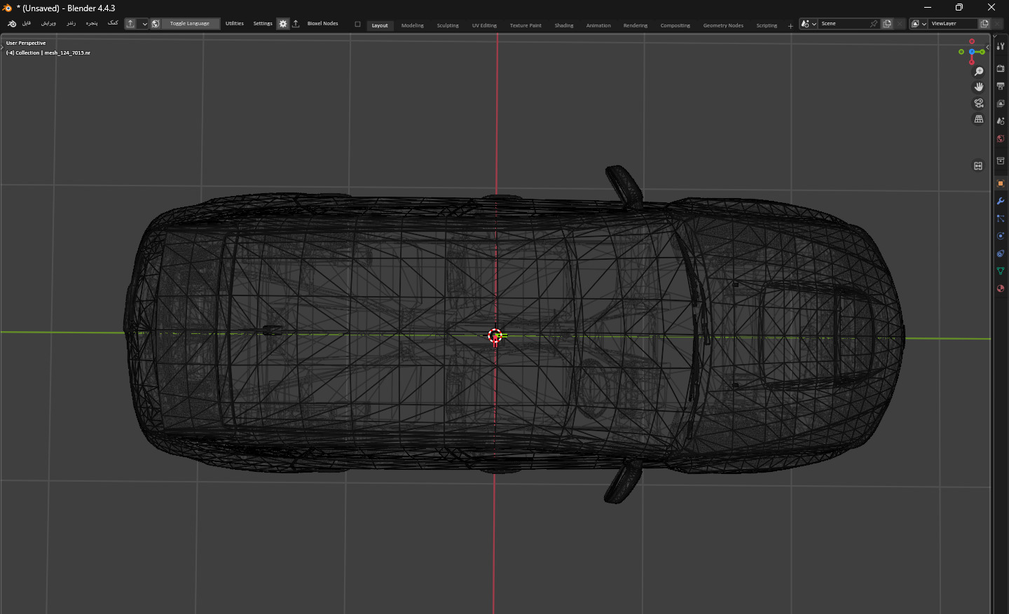 Subaru Impreza WRX STI X Low-poly 3D model_6