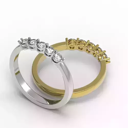 Diamonds Half Eternity 5 stones