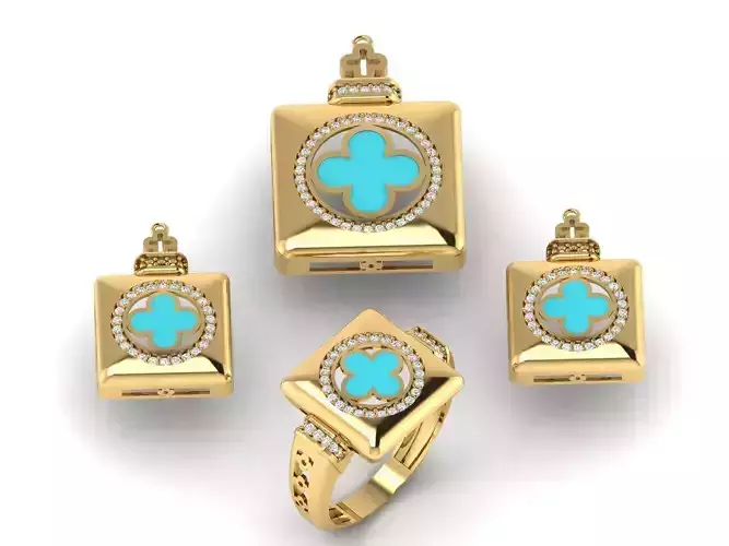 Mini enamel set 3D print model