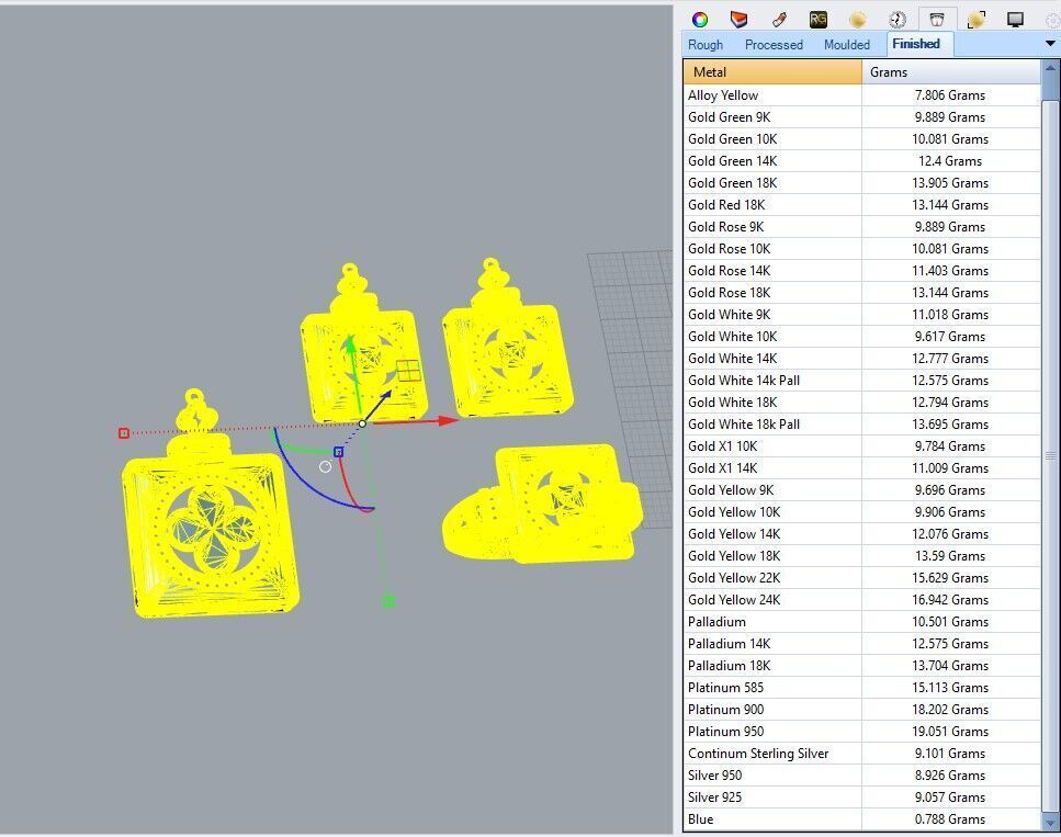 Mini enamel set 3D print model_8