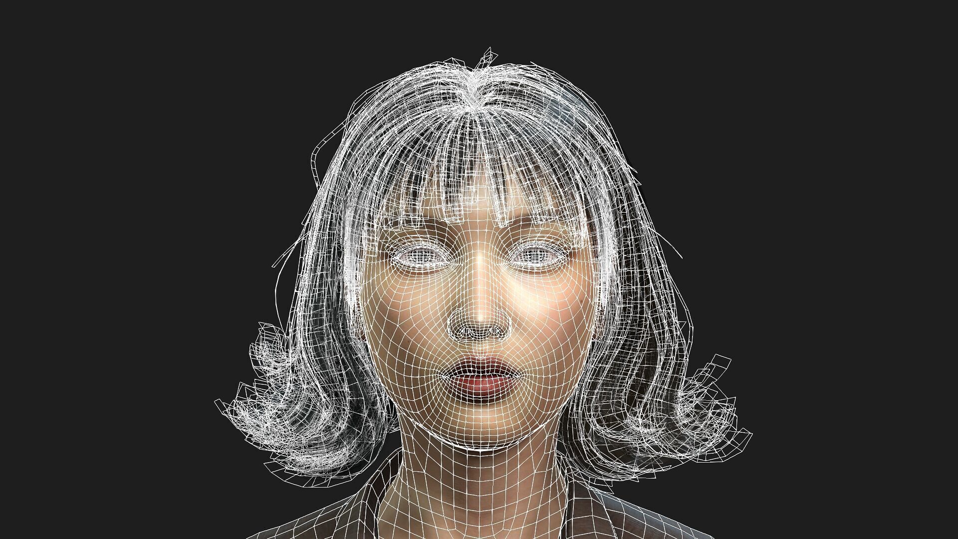 Realistic 3D Woman Character 3D model_12