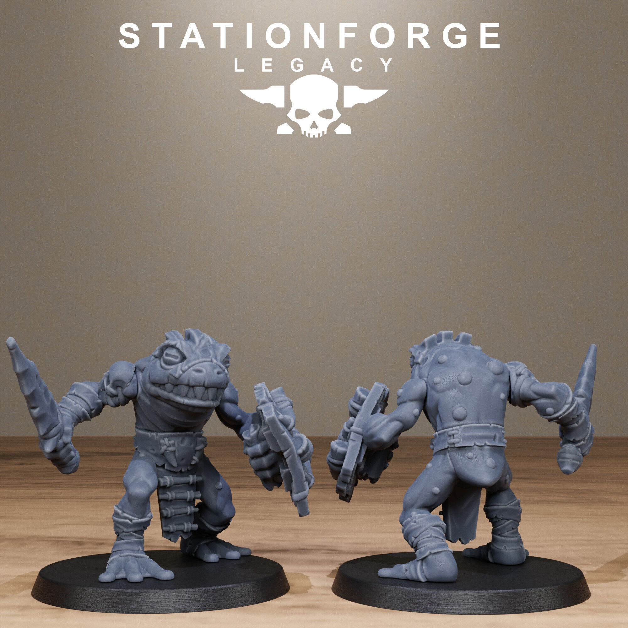 Bogkin Infantry 3D print model_9