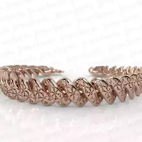 Filigree Bracelet - 3D Printable Model