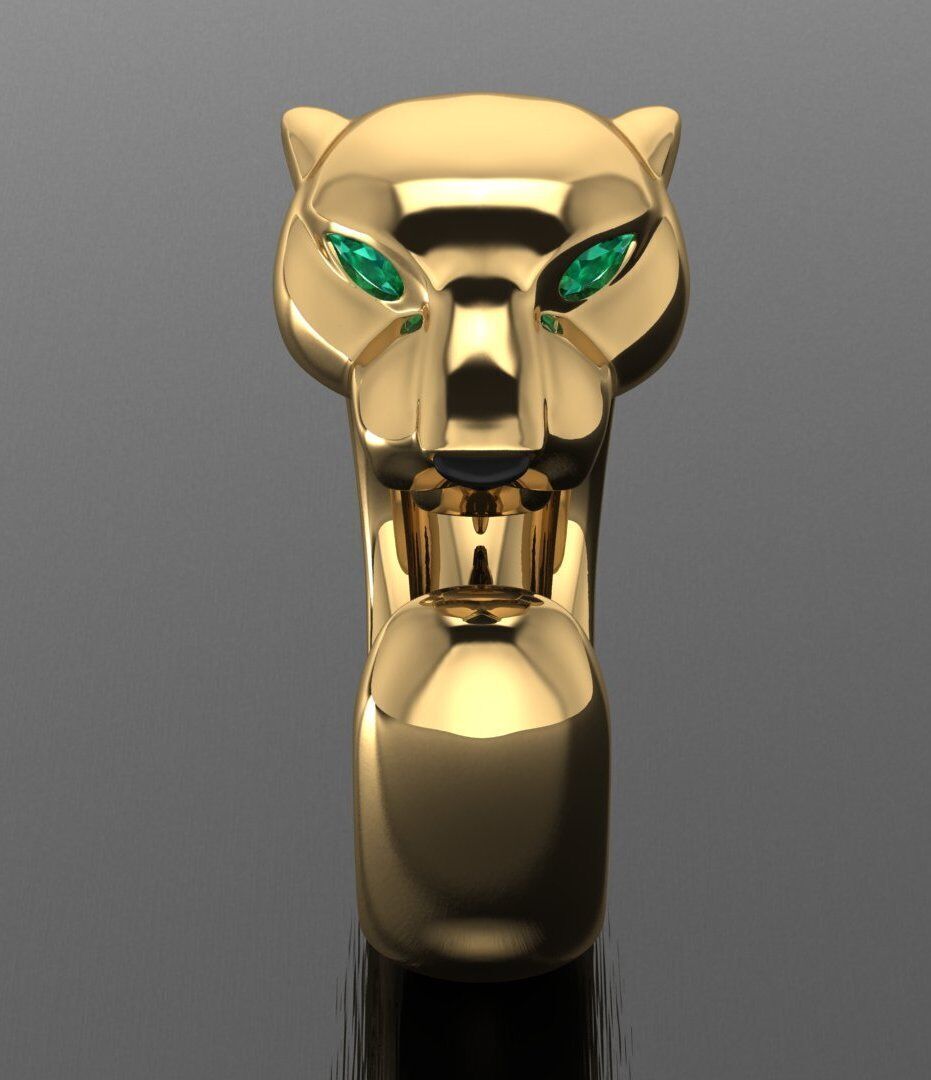 Cartier ring 3DM STL OBJ model for 3D printing and CNC 3D print model_4