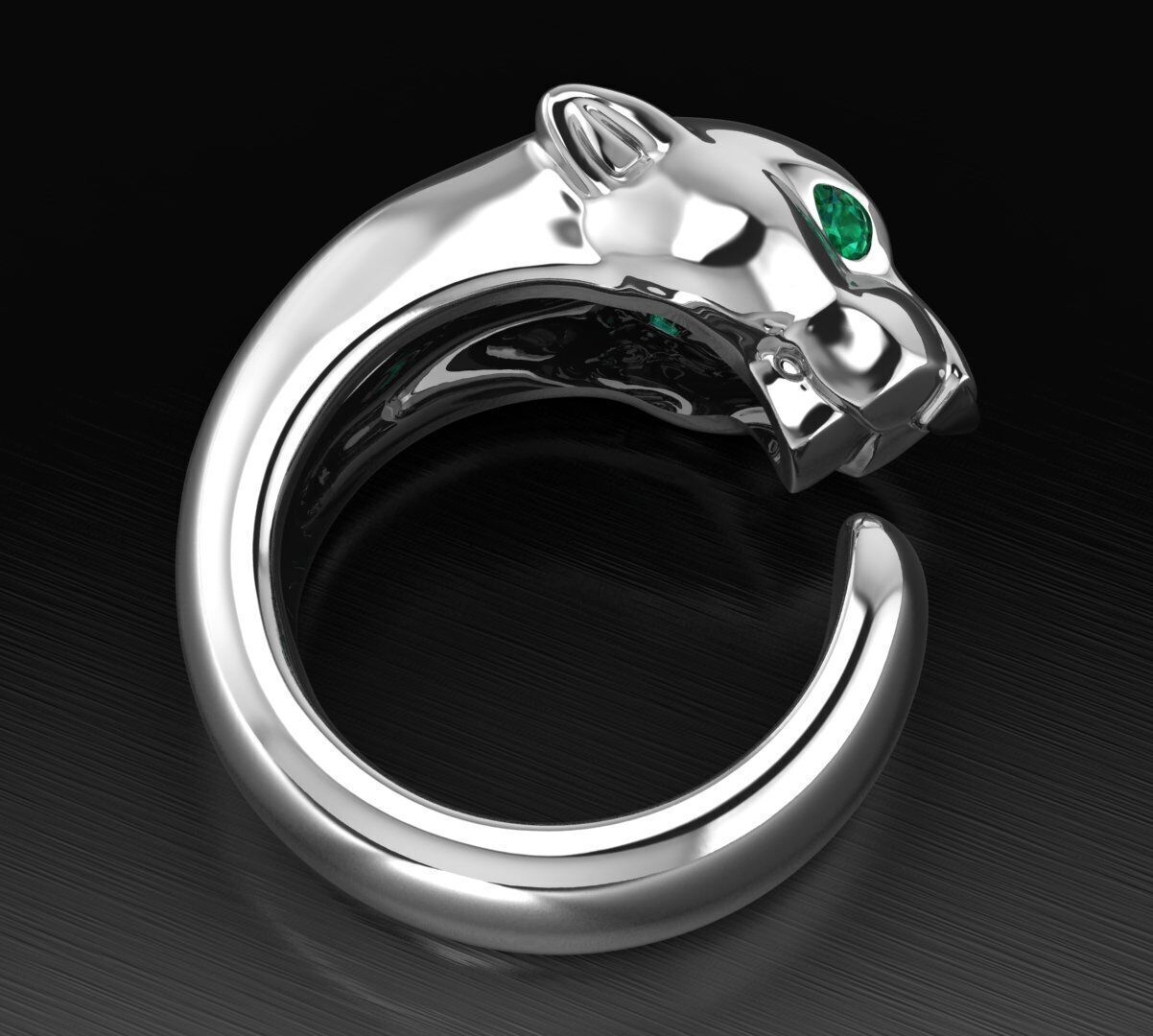 Cartier ring 3DM STL OBJ model for 3D printing and CNC 3D print model_9