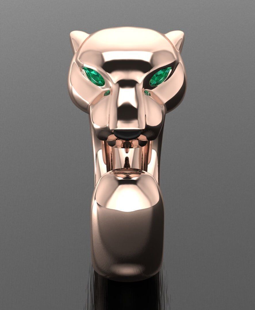 Cartier ring 3DM STL OBJ model for 3D printing and CNC 3D print model_5