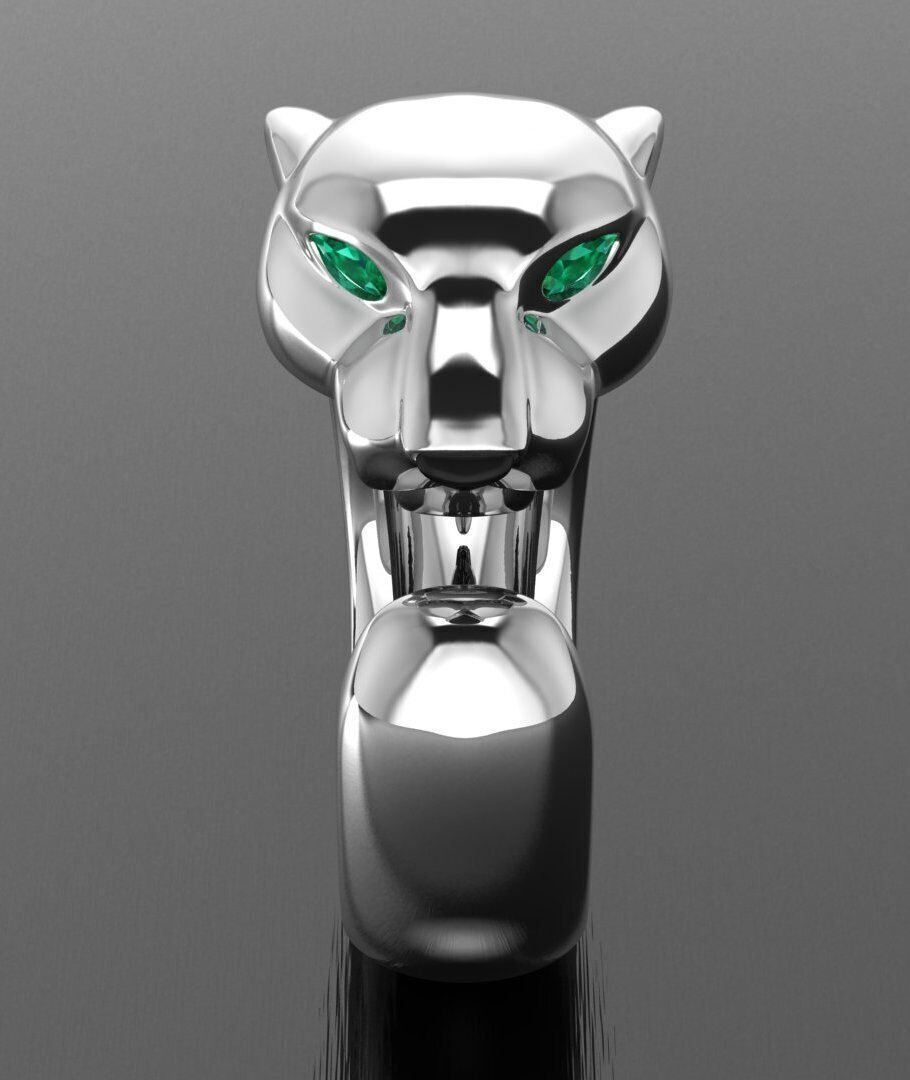 Cartier ring 3DM STL OBJ model for 3D printing and CNC 3D print model_6