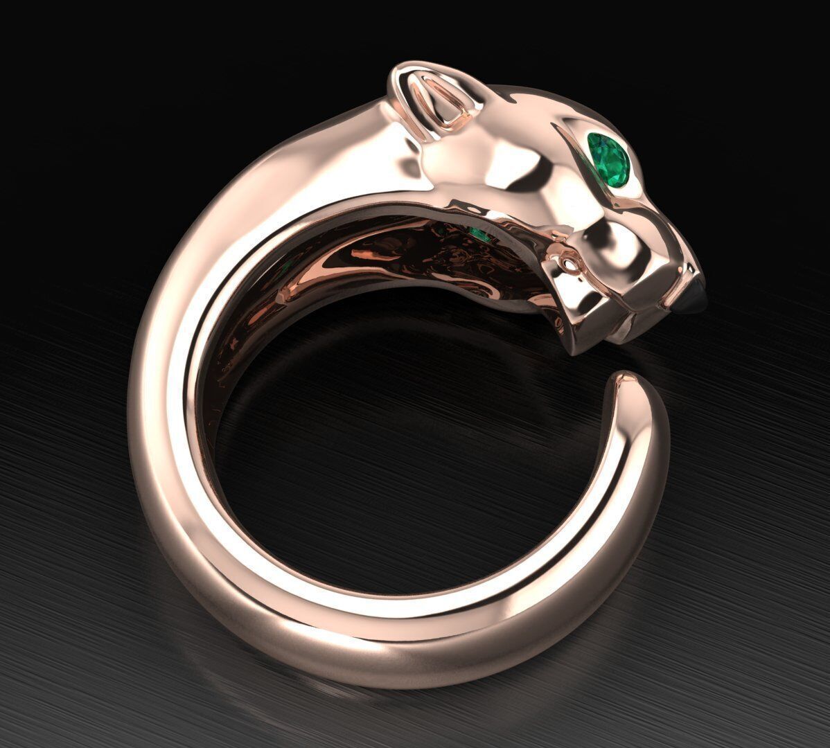 Cartier ring 3DM STL OBJ model for 3D printing and CNC 3D print model_7