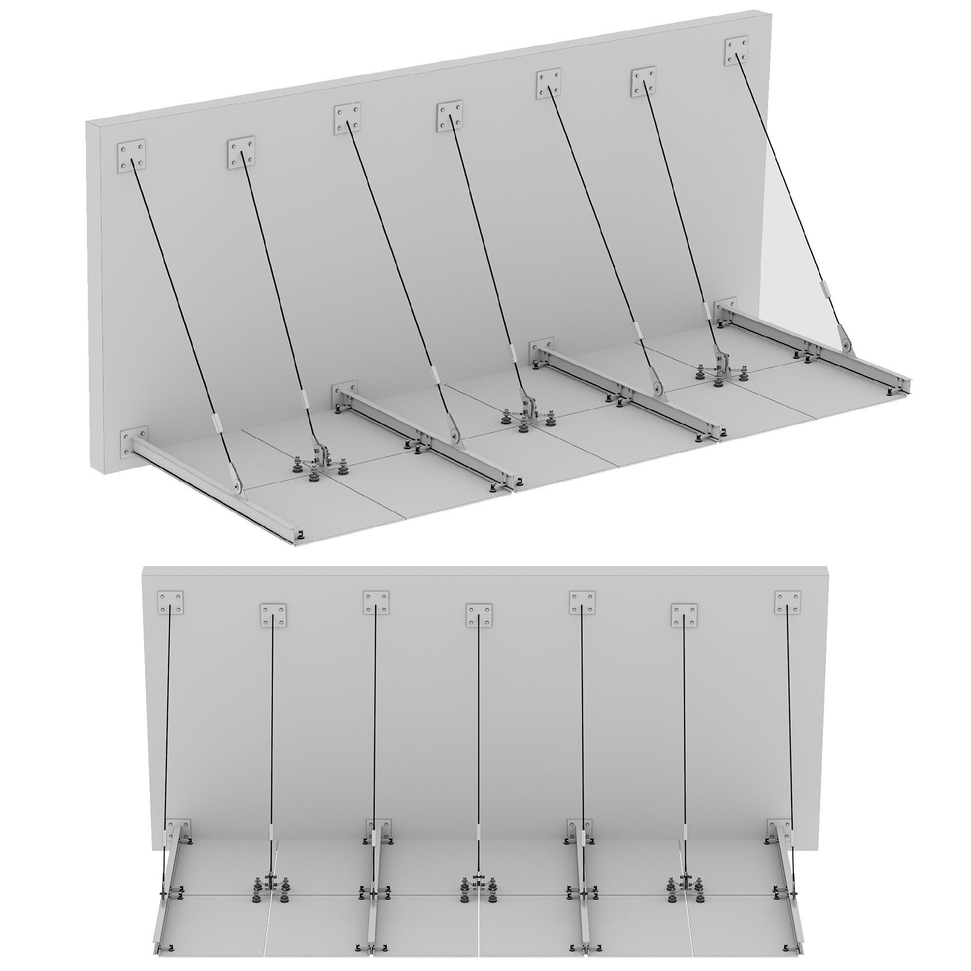 GLASS CANOPY NO4 A 3D model_2