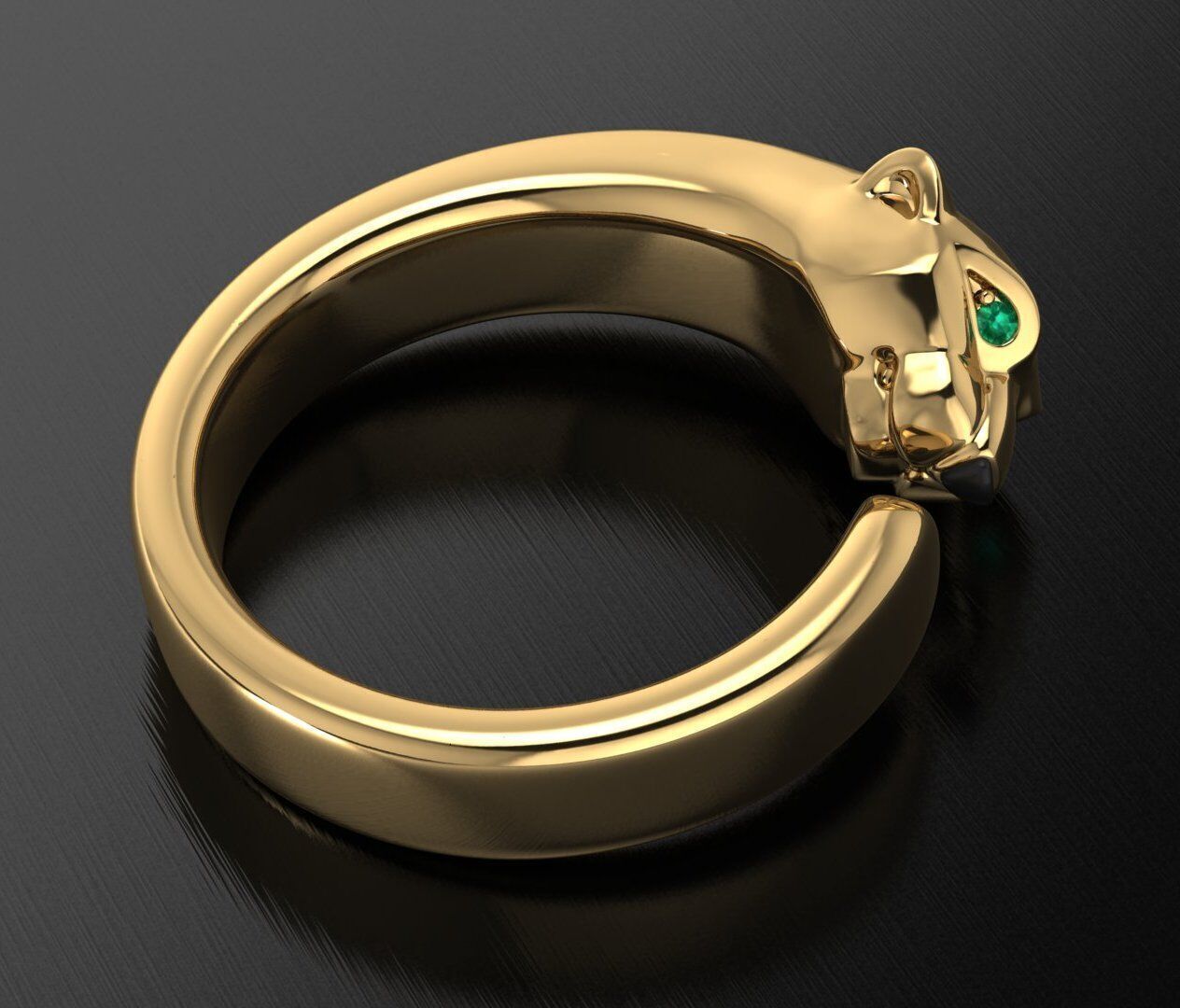 Cartier ring 3DM STL OBJ model for 3D printing and CNC 3D print model_4