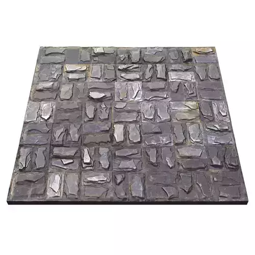 Natural facing stone Solid-state 3D model