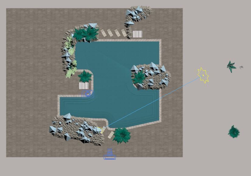 Pool Side 3D model_5