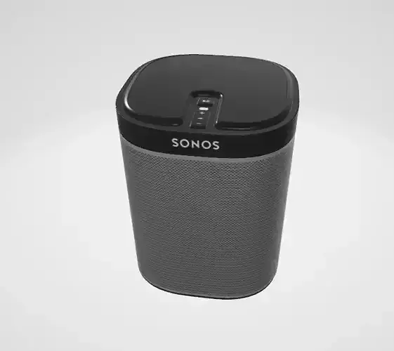 WiFi speaker Low-poly 3D model