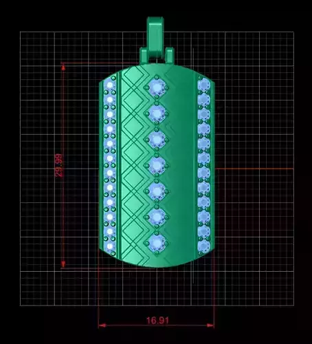Fashion Pendant  For Man  3D print model
