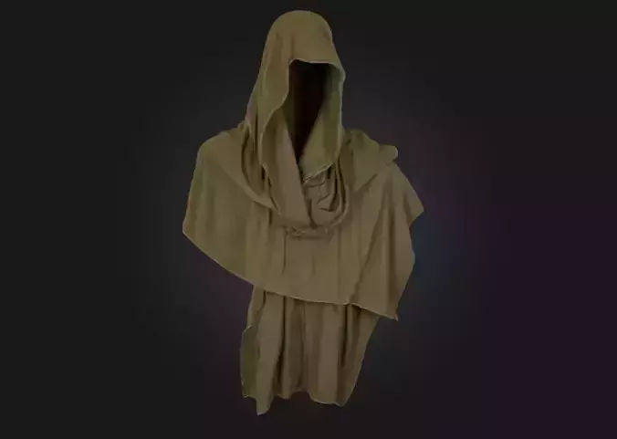 Hooded Enigma  The Shadow of Secrets 3D model Hooded Enigma  The Shadow of Secrets 3D model