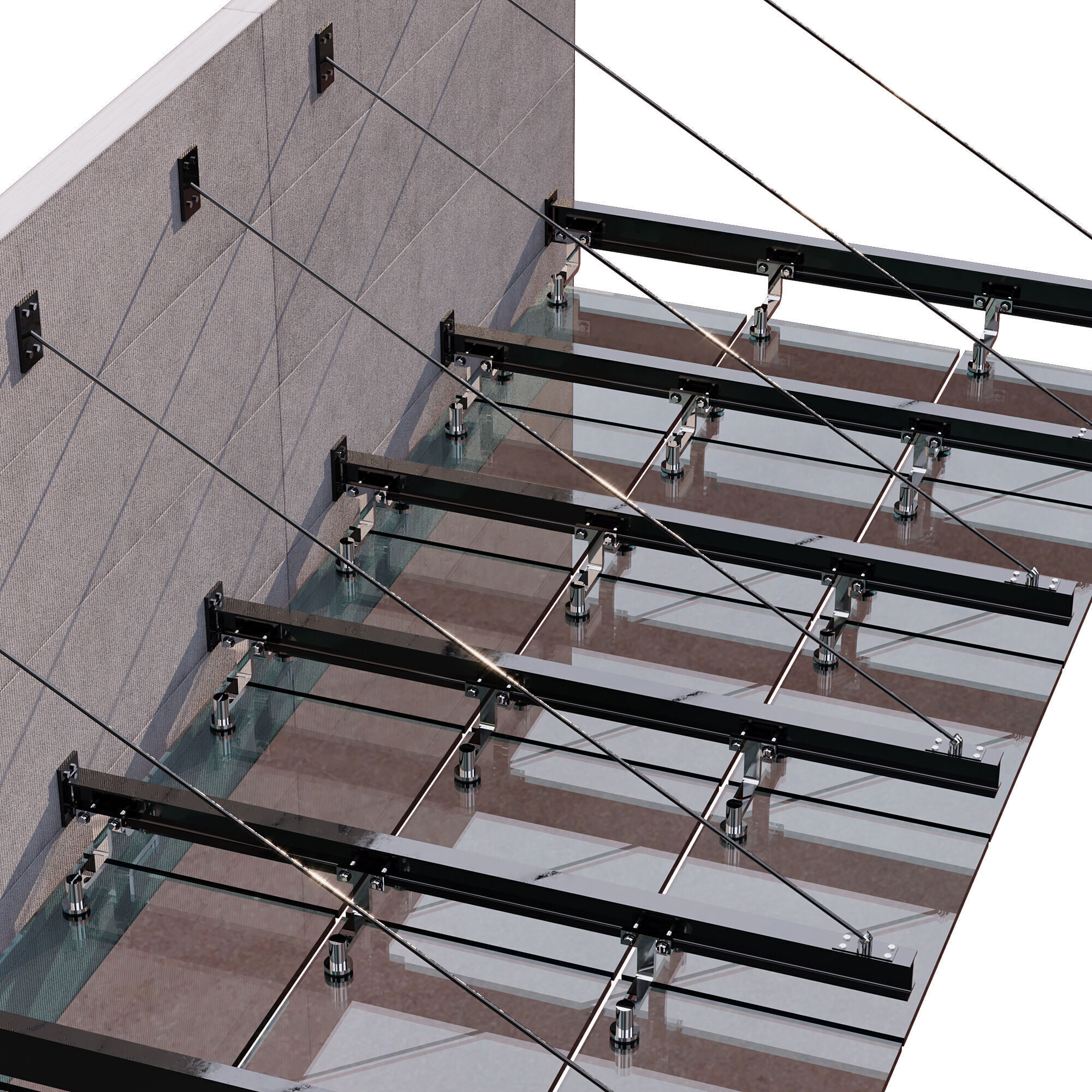 GLASS CANOPY NO1 A 3D model_2