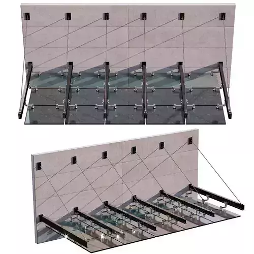 GLASS CANOPY NO1 A 3D model