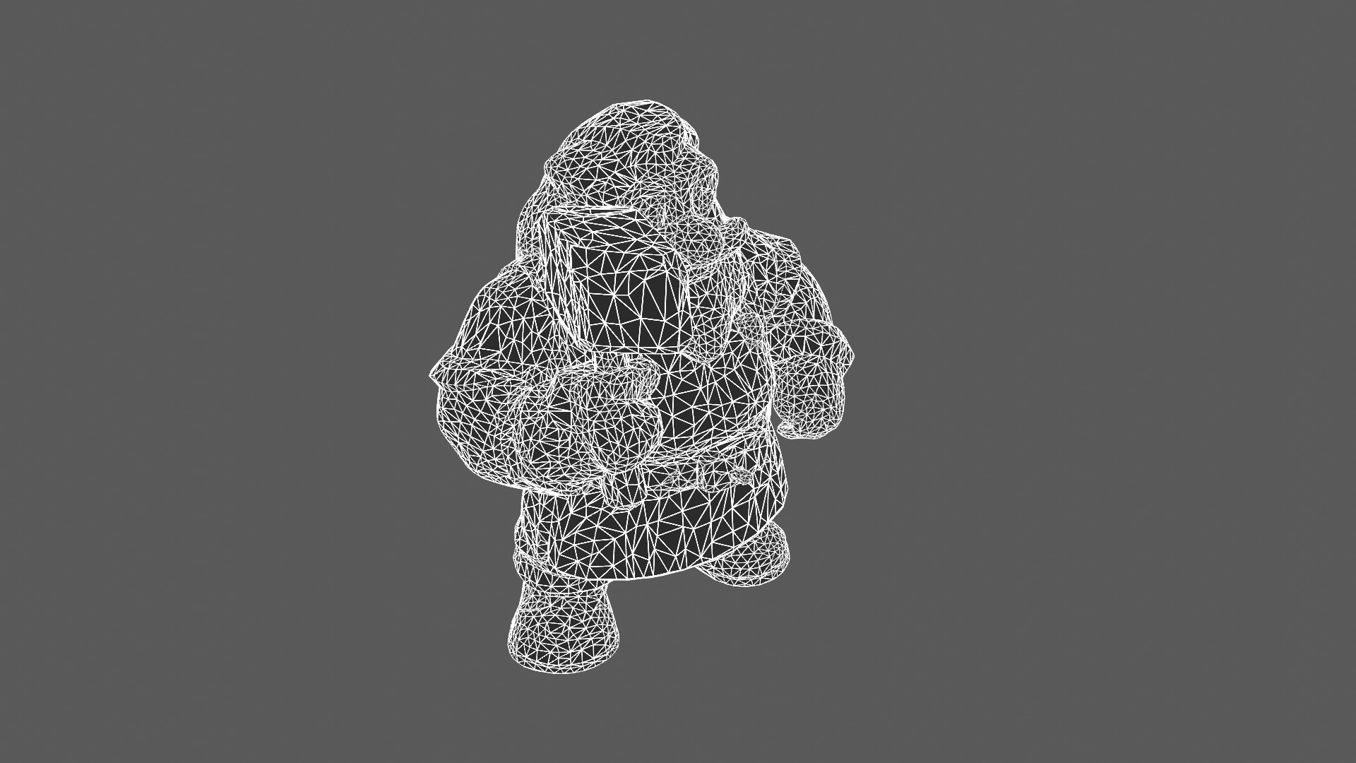 Cartoon Blacksmith Character 3D Model 3D model_5