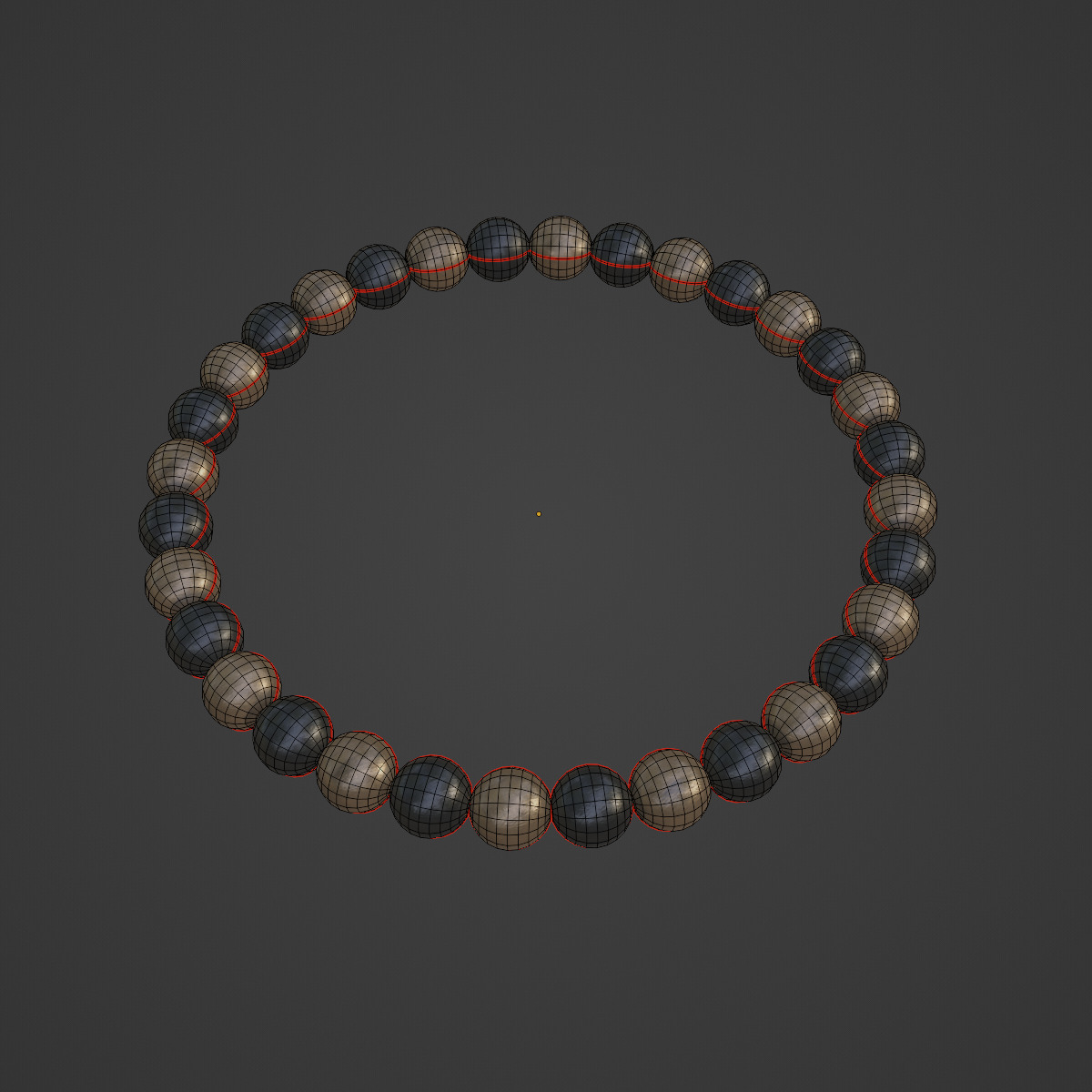Bracelets 06 Low-poly 3D model_5