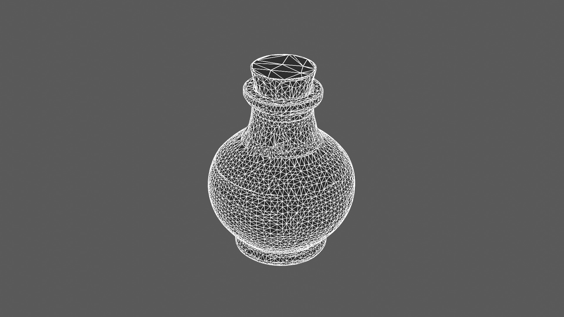 Mystical Purple Potion Bottle 3D model_7