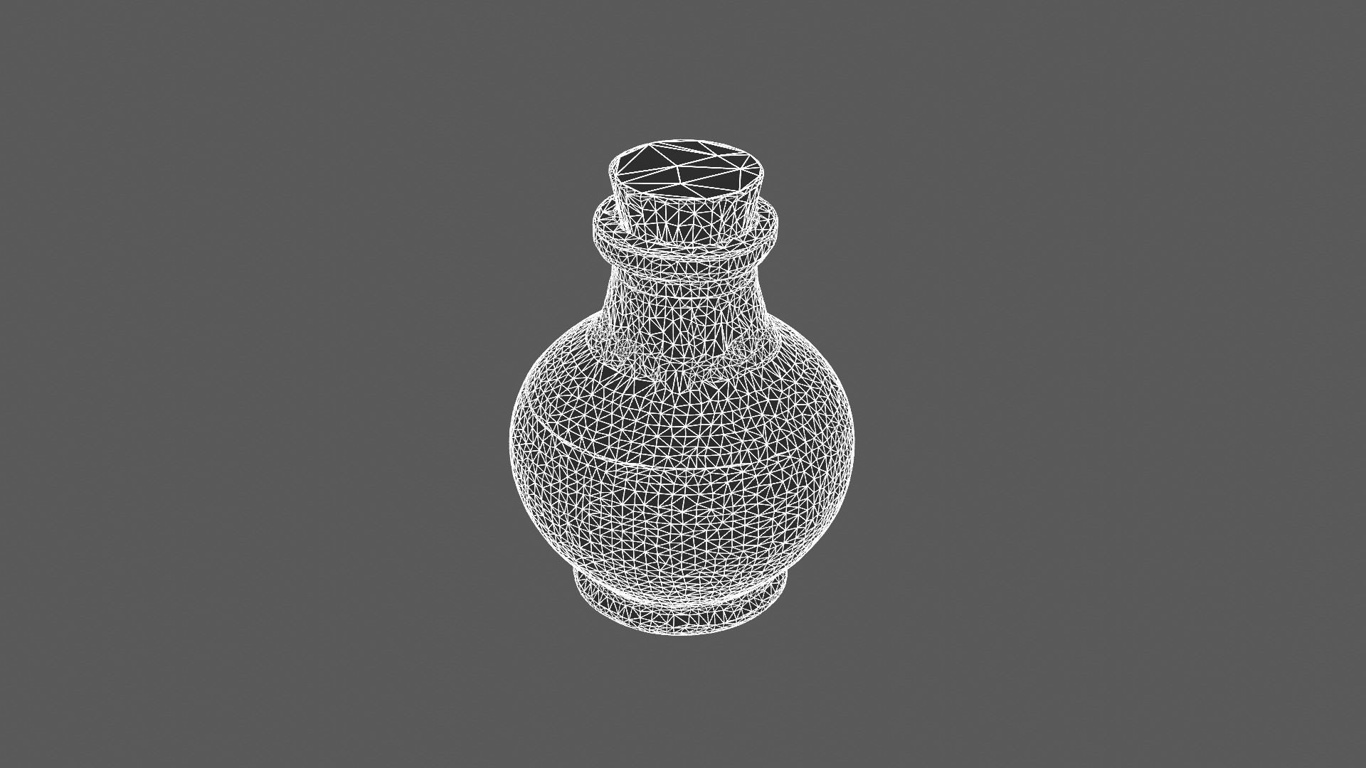 Mystical Purple Potion Bottle 3D model_6