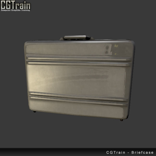 Briefcase with explosives Low-poly 3D model_6