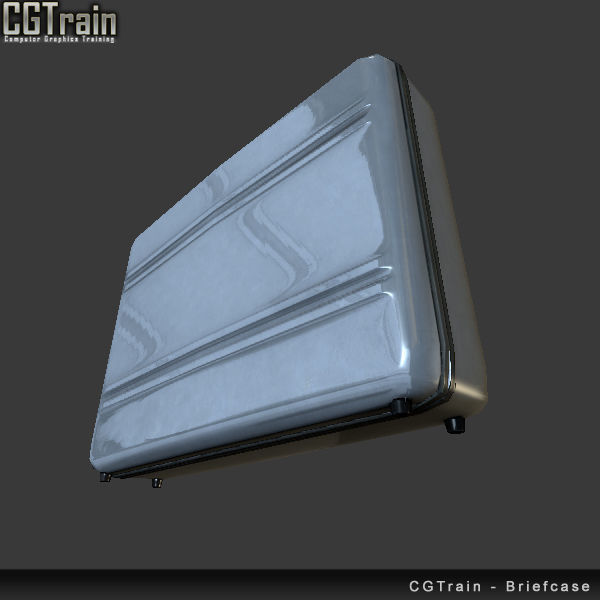 Briefcase with explosives Low-poly 3D model_5