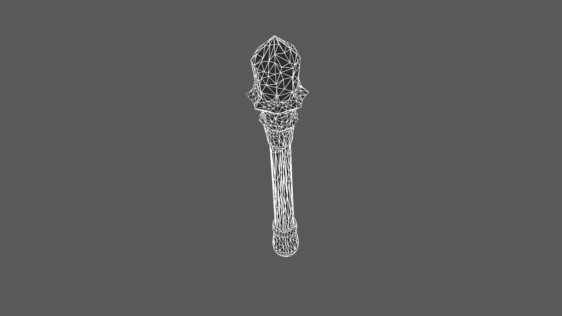 Mystical Crystal Staff 3D Model 3D model_9