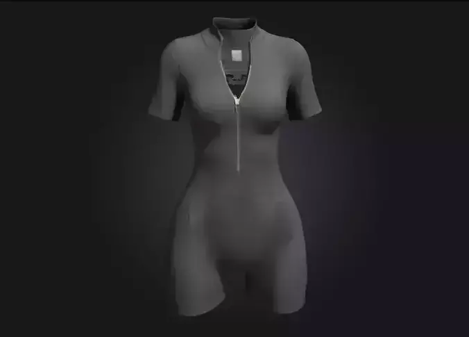 Black Ribbed Jumpsuit  Sleek Minimalism with a Textured Edge